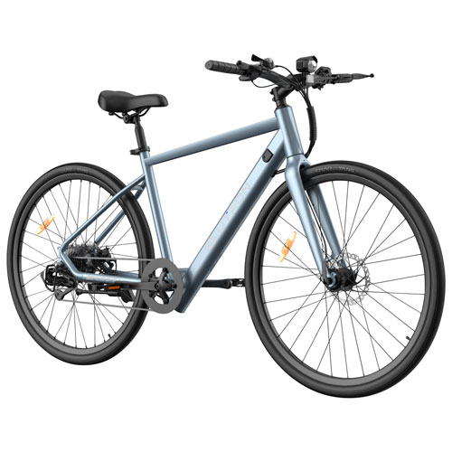 Blutron EB570 Electric Commuter Bike - Azure Blue - Only at Best Buy
