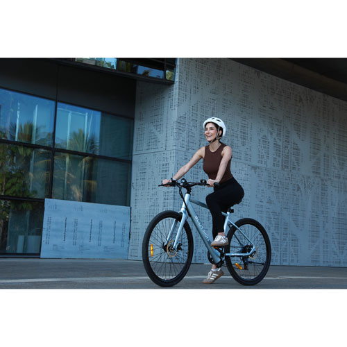 Blutron EB570 Electric Commuter Bike - Azure Blue - Only at Best Buy