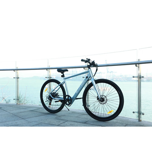 Blutron EB570 Electric Commuter Bike - Azure Blue - Only at Best Buy