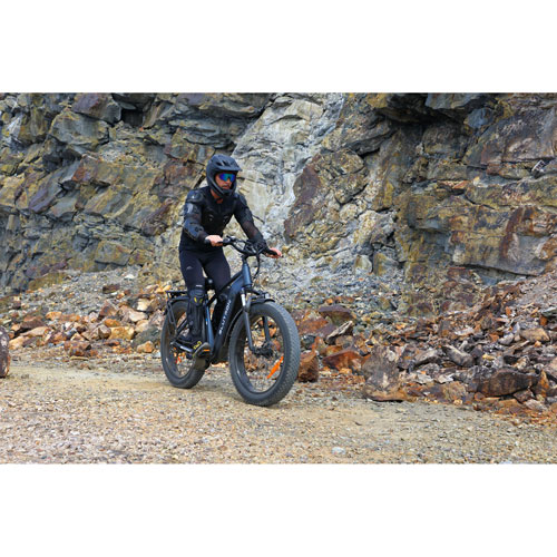 Blutron EB880 Electric Fat Tire Bike - Interstellar Blue - Only at Best Buy