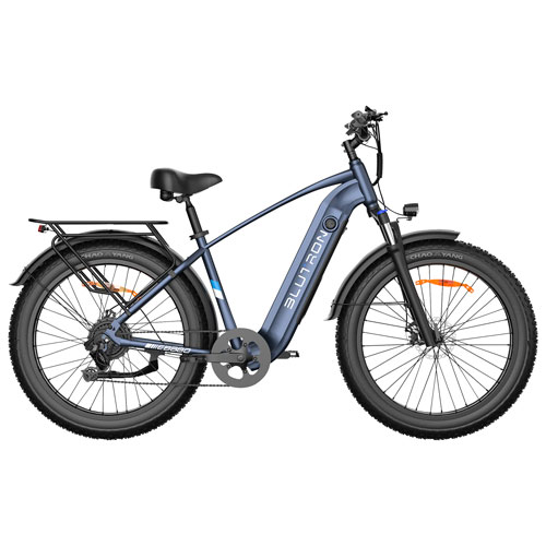 Blutron EB880 Electric Fat Tire Bike - Interstellar Blue - Only at Best Buy