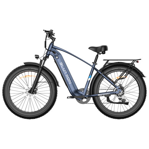 Blutron EB880 Electric Fat Tire Bike - Interstellar Blue - Only at Best Buy