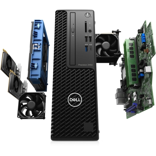 Dell Precision 3450 SFF Workstation Desktop | Core i7 - 11700 - 1TB SSD Hard Drive - 32GB RAM | 8 cores @ 4.9 GHz Win 11 Pro Black by DELL - Refurbished condition - Image 7