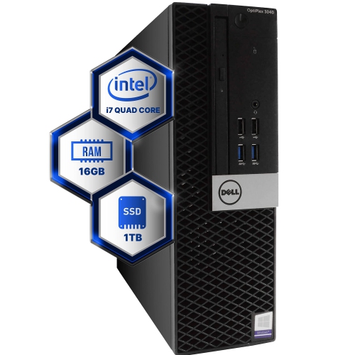 Dell Optiplex 3040 Micro Desktop | Core i3 - 6100T - 256GB SSD Hard Drive - 8GB RAM | 2 cores @ GHz Win 10 Home Black