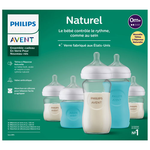 Philips Avent Natural Newborn Glass Bottle Baby Set (SCD858/01)
