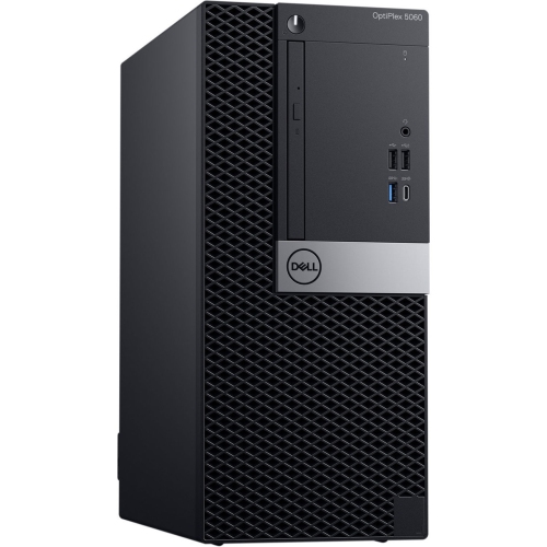 Refurbished Dell Optiplex 5060 MT Desktop | Core i7 - 8700 - 512GB SSD Hard Drive - 16GB RAM | 6 cores @ 4.6 GHz Win 11 Pro Black