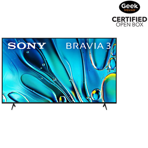 Open Box - Sony Bravia 3 85" S30B Series 4K UHD HDR LED Smart Google TV - 2024