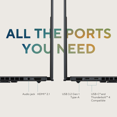 Portable à écran tactile 2-en-1 de 14 po Zenbook DUO d'ASUS avec IA - Gris encrier