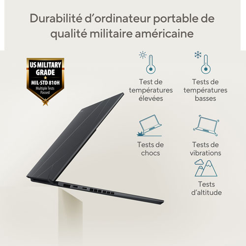 Portable à écran tactile 2-en-1 de 14 po Zenbook DUO d'ASUS avec IA - Gris encrier (Core Ultra 9 d'Intel/RAM 32 Go/SSD 1 To/Win 11)