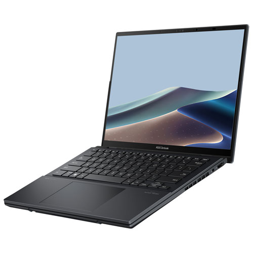 Portable à écran tactile 2-en-1 de 14 po Zenbook DUO d'ASUS avec IA - Gris encrier (Core Ultra 9 d'Intel/RAM 32 Go/SSD 1 To/Win 11)