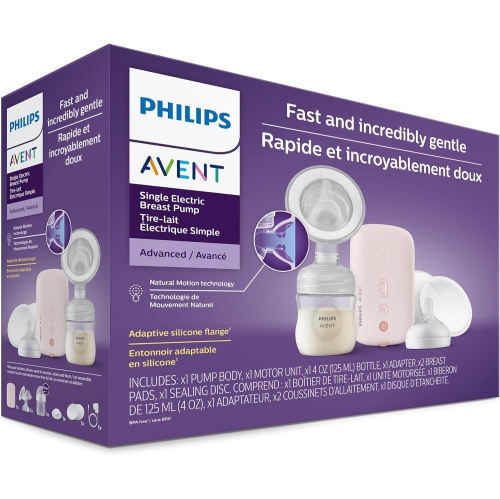 Brand New - Philips AVENT Single Electric Breast Pump Advanced with Natural Motion Technology