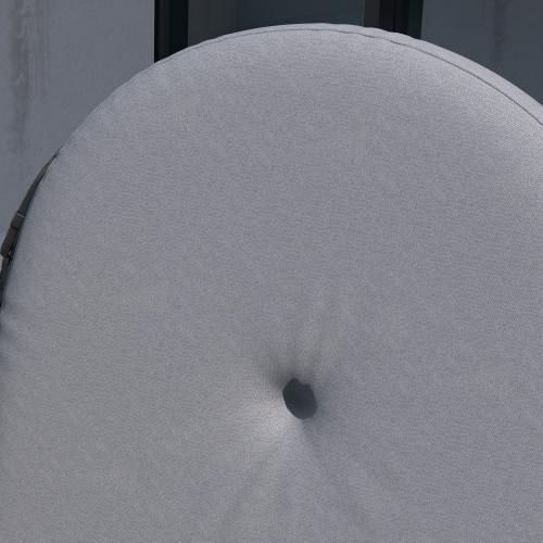 Outsunny Wicker Outdoor Rocking Chair Set of 2, Rattan Patio Rocking Chairs with Cushions and Curved Armrests, Indoor Outdoor Rocker for Porch,