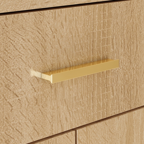 Famapy L-Shaped Computer Desk with Storage, Keyboard Tray, and Cabinet, Modern Office Desk,White & Oak