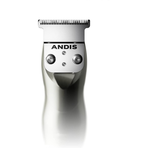 Andis 32810 Slimline Pro Cord/Cordless Beard Trimmer, Lithium Ion T-Blade Trimmer, Close Cutting T-Blade Zero Gapped, Chrome- Open Box