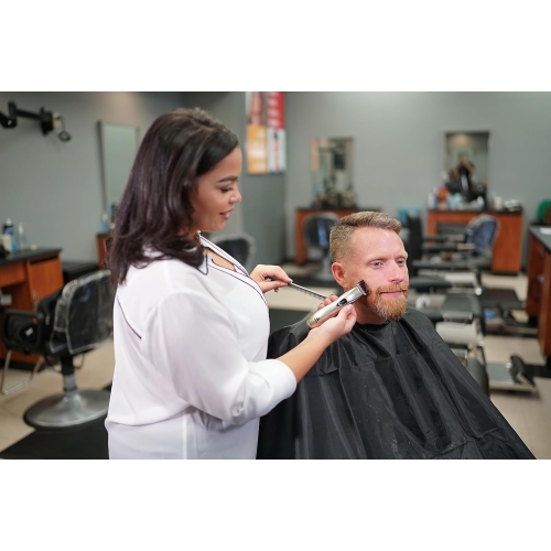 Andis 32810 Slimline Pro Cord/Cordless Beard Trimmer, Lithium Ion T-Blade Trimmer, Close Cutting T-Blade Zero Gapped, Chrome- Open Box