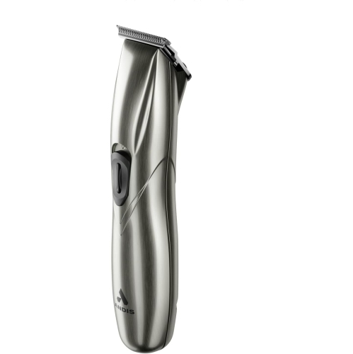 Andis 32810 Slimline Pro Cord/Cordless Beard Trimmer, Lithium Ion T-Blade Trimmer, Close Cutting T-Blade Zero Gapped, Chrome- Open Box