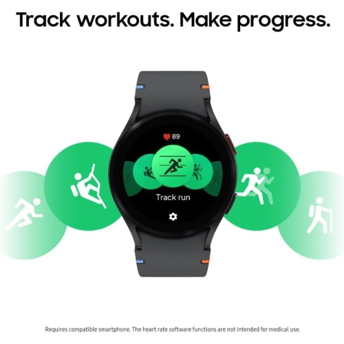 Samsung Galaxy Watch FE 40mm Bluetooth AI Smartwatch w/Fitness TrackingHeart Rate Tracker, Sleep Monitor, 2024 - Black