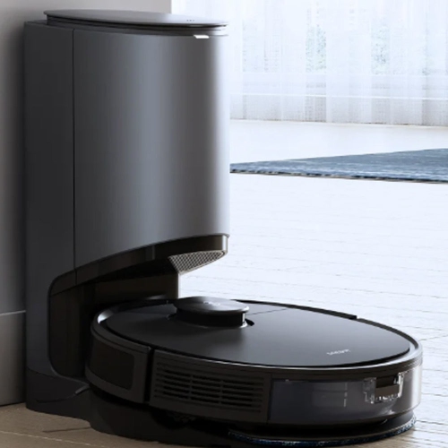 Boîte ouverte - Aspirateur et vadrouille robot OZMO N10MAXI Deebot d'Ecovacs avec station de vidage automatique