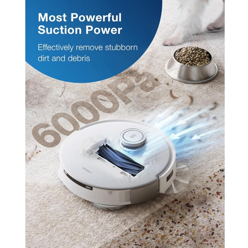Refurbished Good-Deebot By EcovacsTEO(T20) OMNI Vacuuming and Mopping Robot with Auto-Empty Station