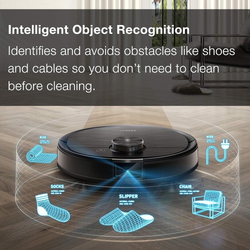 Open Box-Deebot By Ecovacs OZMO T8 AIVI Vacuuming and Mopping Robot