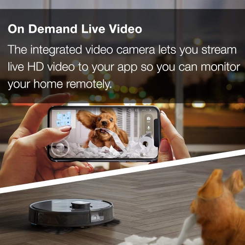 Open Box-Deebot By Ecovacs OZMO T8 AIVI Vacuuming and Mopping Robot