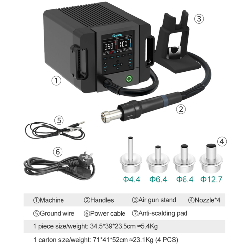 Best Shopper 861 Pro Smart Hot Air Desoldering Station - Quick and Efficient Tool for Precision Repairs