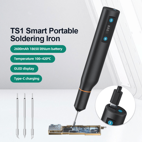 Best Shopper Replacement TS1 Smart Portable Soldering Iron - Quick Heating and Easy to Use