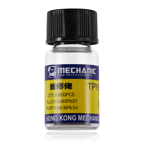 ESOURCE PARTS  High-Quality 0.20MM Solder Balls for Bga Stencils - 10000 Pieces Per Bottle for Precision Electronics Repair