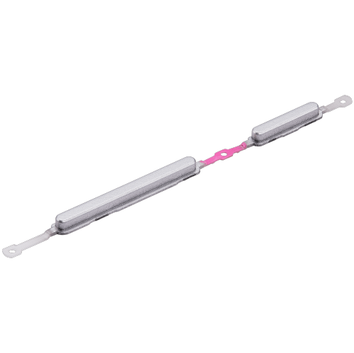 Boutons rigides de rechange compatibles avec la Galaxy Tab A7 Lite de Samsung (T220/T225) (argenté)