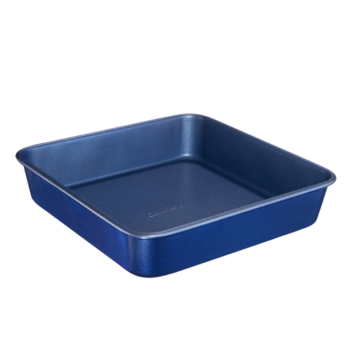Granitestone Pro Series Blue Square Baking Pan, 9.5x9.5x 2" Professional Grade Bakeware