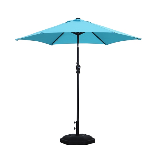 Ainfox 9FT Patio Umbrella Outdoor Table Umbrella Blue
