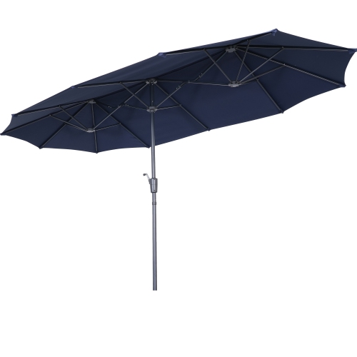 Ainfox 13ft Patio Umbrella Navy