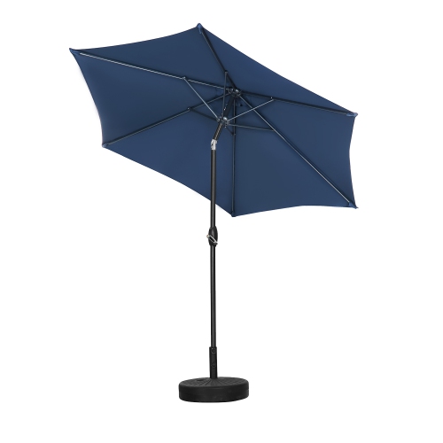 Ainfox 9FT Patio Umbrella Outdoor Table Umbrella Navy Blue