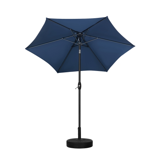 Ainfox 9FT Patio Umbrella Outdoor Table Umbrella Navy Blue