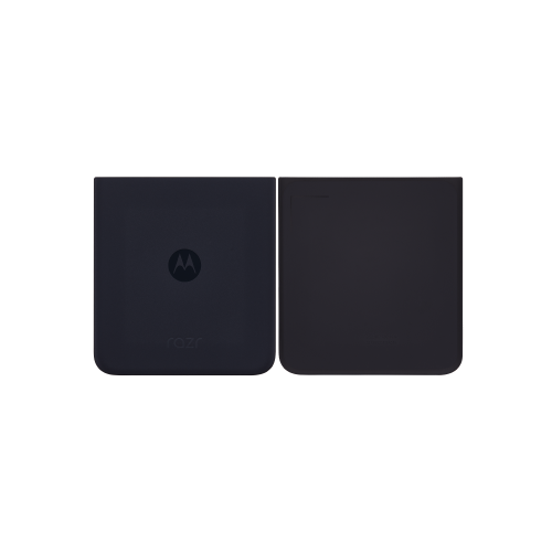 High-Quality Bottom Back Cover Glass for Motorola Razr Plus / Razr 40 Ultra - Genuine OEM Phantom Black