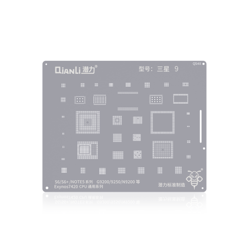 High-Quality Bumblebee Stencil for Samsung S6, S6 Plus, and Note 5 - Universal CPU Repair Tool by Qianli