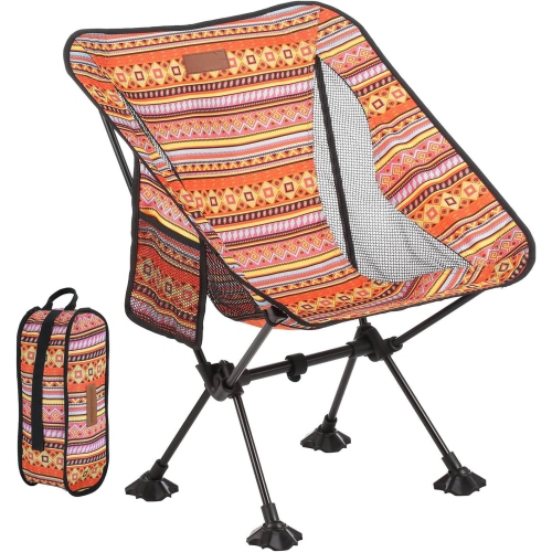 PetginHome-Chaises de camping,Chaise pliante de camping portative légère,Chaise de sac à dos extérieur avec sac de transport pour camping Randonnée J