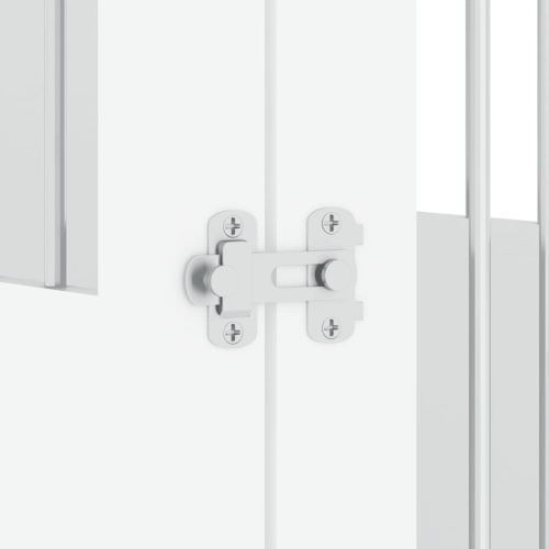 Meuble pour cage à chiens vidaXL en bois d'ingénierie blanc 55 x 80 x 68 cm