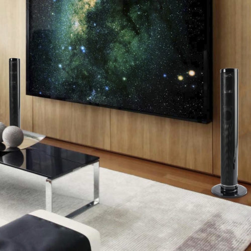 Detachable Surround Sound Bar Wireless Subwoofer 2 Speaker System Home Theater