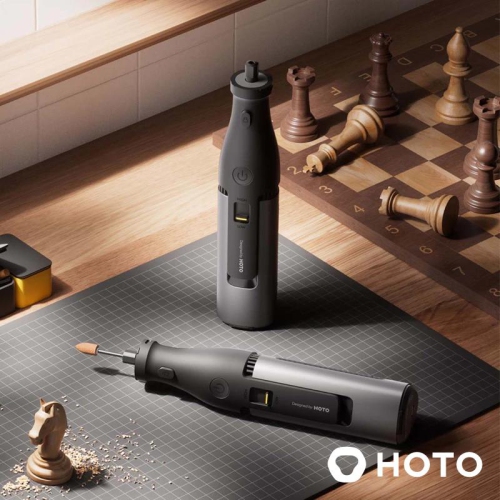 HOTO 12V QWLDM002 Rotary Tool Kit Pro, Up to 35000RPM, LED Light, 36 Accessories