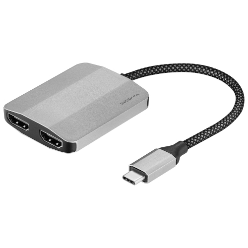 Open Box Insignia USB-C to Dual-HDMI with 4K Adapter