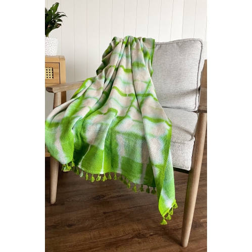 Let's Hangout Blanket: Apple Indigo by FourFour Co