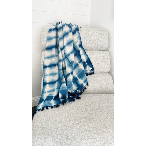 Beach Blanket Indigo-dyed by FourFour Co
