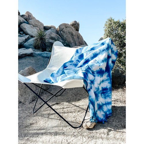 Beach Blanket Indigo-dyed by FourFour Co
