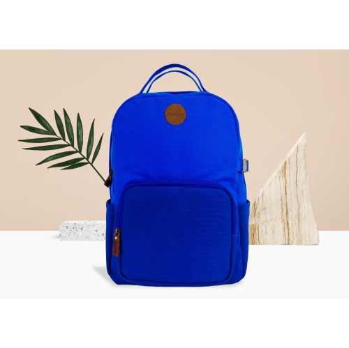 Image 1 of 10.. Eternal Optimist Cobalt Blue Backpack - Good To Go by FourFour Co