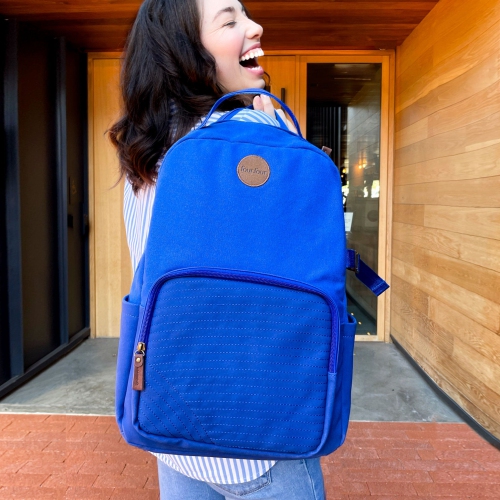 Eternal Optimist Cobalt Blue Backpack - Good To Go by FourFour Co