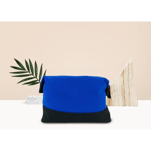 Travel Toiletry Bag - Eternal Optimist in Cobalt Blue by FourFour Co