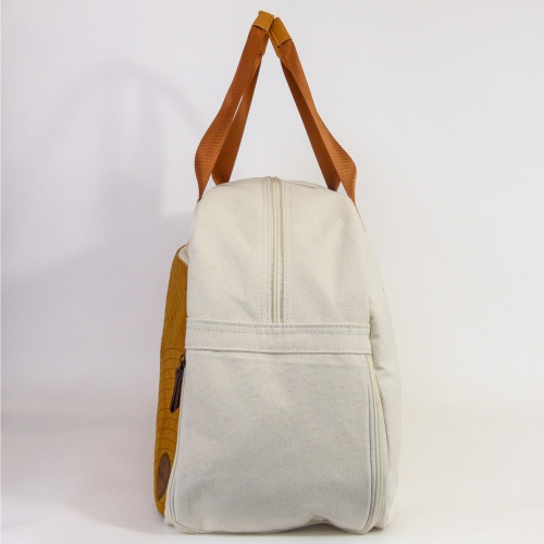 Getaway Duffel Bag - Bliss Curry/Cream by FourFour Co