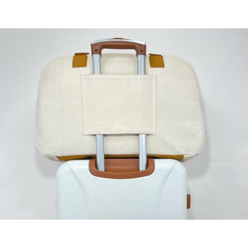 Getaway Duffel Bag - Bliss Curry/Cream by FourFour Co
