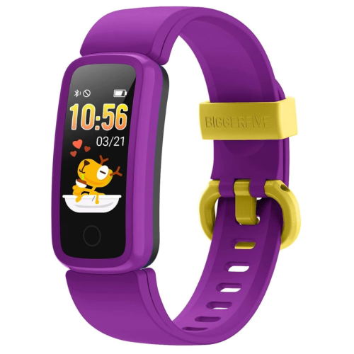 BIGGERFIVE  Vigor Fitness Tracker Watch for Kids Girls Boys Teens, Activity Tracker, Pedometer, Heart Rate Sleep Monitor, Ip68 Waterproof Calorie